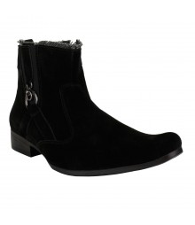 Le Costa Black Boot Shoes for Men - LCL0037